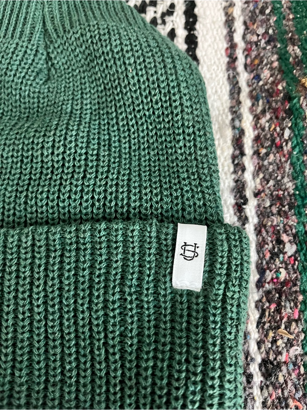 Upstate Stock Adirondack One Green And One Black Upcycled Watchcap, Nwt — image 8 of 8